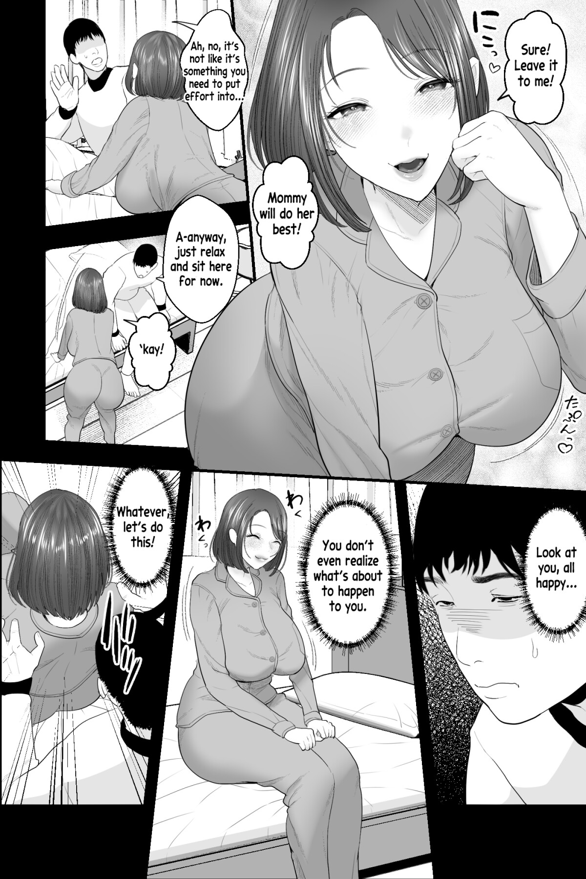 Hentai Manga Comic-My Airheaded Mom Was Too Adorably Sexy, So I Had Hypnotized Onahole Sex with Her!-Read-7